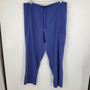 Scrubstar Women's Navy Blue Straight /‎ Boot Pull On Nursing Scrub Pants Size XL